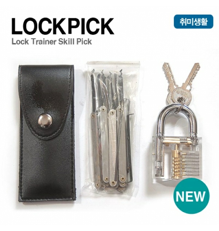 락픽(LOCKPICK) 연습용 자물쇠 플러스 락픽B세트] - 티몬