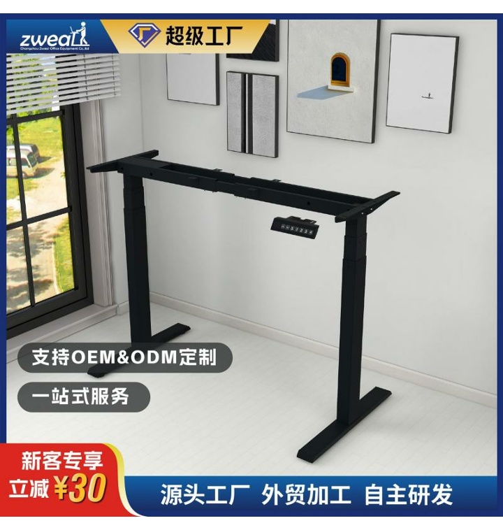 모션데스크프레임 전동 리프팅 테이블 더블 모터 - 티몬