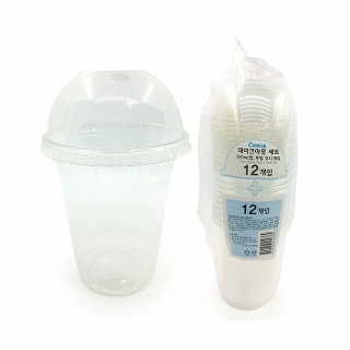 빨대없이 사용하는 테이크아웃컵 350ml 12Px15줄 박스