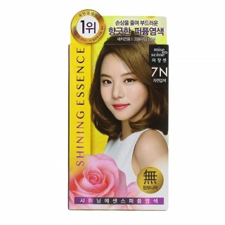 미장센 샤이닝칼라 7N 자연갈색 / 10개입