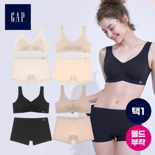 [갭] 뉴 프리컷 퓨징 V넥 브라+팬티 4종 택1