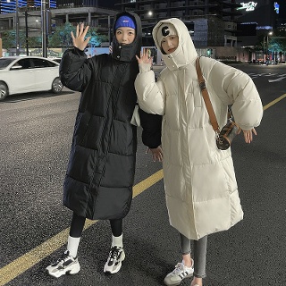 짜리점 여자 키작녀 바람막이 점퍼 롱 울 코트 루즈핏 도톰 꾹3