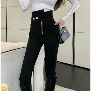 마르소 여자 스키니 바지 기모 겨울 스키니 신축성 언발 캐주얼 하이웨스트 가을 UNO4
