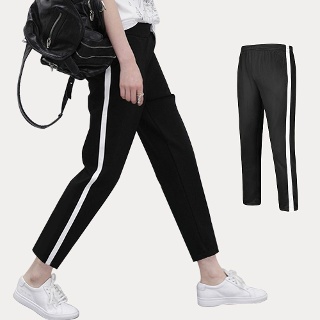 데일리 슬림핏 밴딩 트레이닝 팬츠 여성 가을 바지
