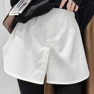 요가레깅스스커트 남여공용 페이크셔츠 허리밴딩