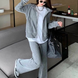 여자 홈웨어 후드 집업 실내복 세트 간편복 체육복