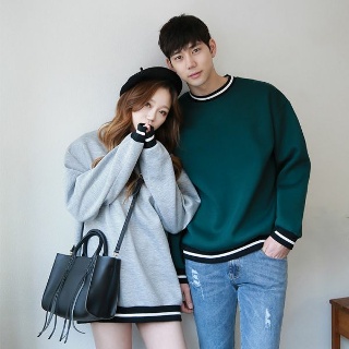 코튼 커플 시밀러룩 빅사이즈 베스트 봄가을 티셔츠 휴가 남녀 여행 웨딩