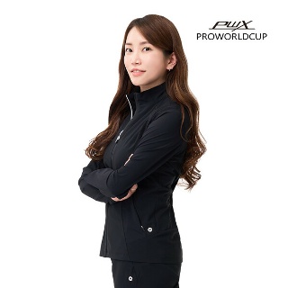 [PWX]Q123-4402-1ZB 여성 스트레치 웜업 자켓