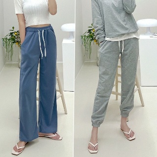 비비드글램 모아 트레이닝 팬츠 6color / 조거핏, 일자핏