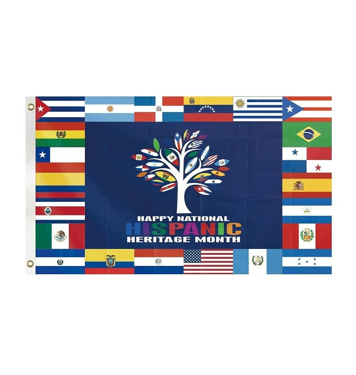 National Hispanic Heritage Month X Ft Flags Decoration For