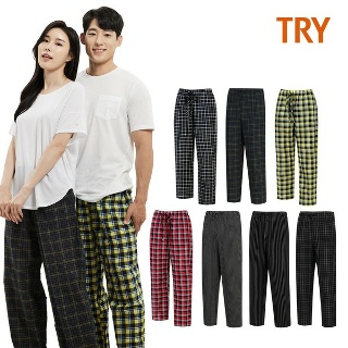 TRY 남여공용 선염 파자마 하의 7종 택1