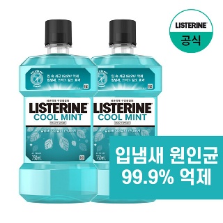[앵콜창고] [리스테린] 쿨민트 750ml x2