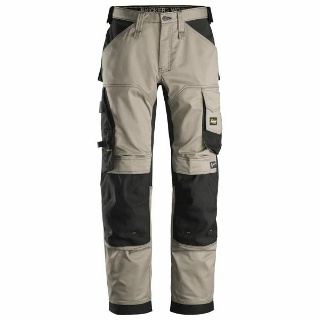 Snickers Workwear 남성용 Allroundwork 스트레치 루즈 핏 작업 바지, 카키/블랙. 1