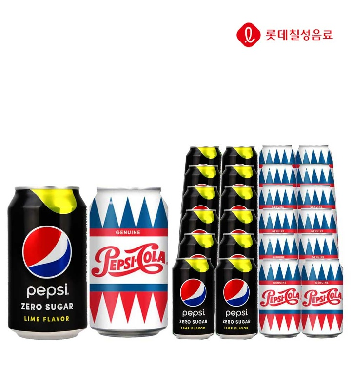 펩시콜라 제로(업소용) &펩시콜라(업소용) 355ml X 각12개(총24개) 뚱캔 청량음료 편의점음료 청량 - 티몬 펩시콜라 제로(업소용) &펩시콜라(업소용) 355Ml X 각12개(총24개) 뚱캔 청량음료 편의점음료 청량 - 티몬