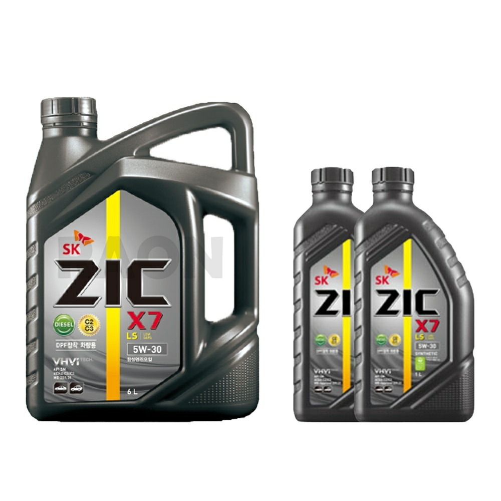 ZIC 지크 X7 LS 5W30 6L+2L 8리터 디젤엔진오일 - 티몬