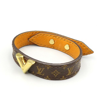 Louis Vuitton V Essential v supple bracelet (M00858, M63198)