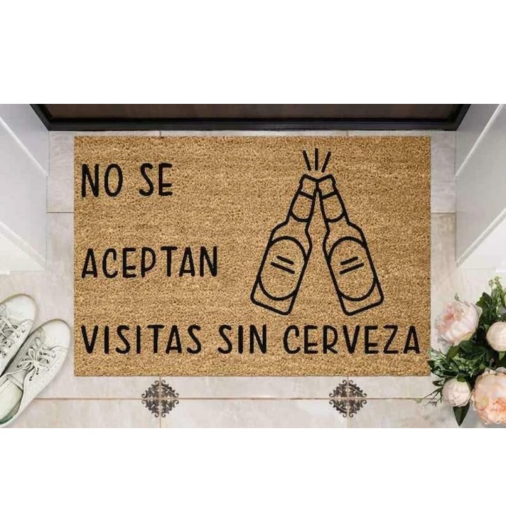 Bathmat Doormat No Se Aceptan Visitas Sin Cerveza Doormat In 티몬