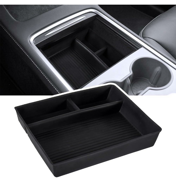 DEDC 2024 Tesla Center Console Rear Organizer Tesla model 3 티몬