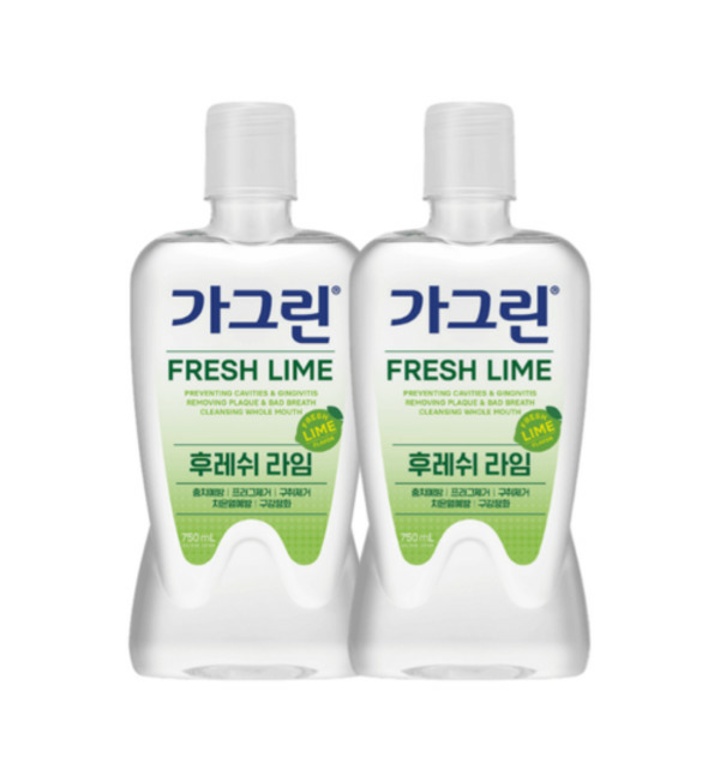 가그린 라임 입냄새제거제 가글 750ml 2개 - 티몬 가그린 라임 입냄새제거제 가글 750Ml 2개 - 티몬