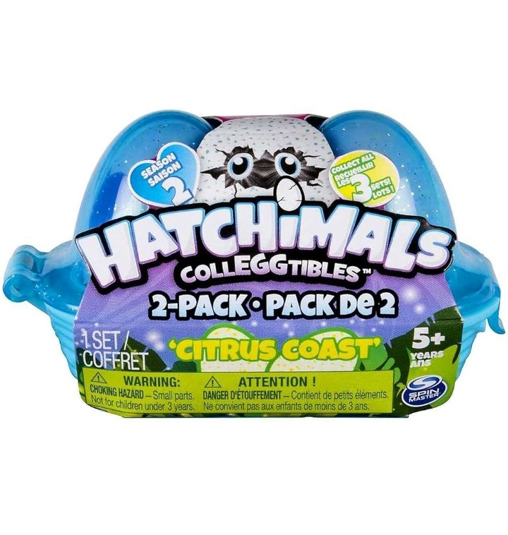 Hatchimals CollEGGTIbles 시리즈 2 시트러스 코스트 블라인드 카톤 2팩 - 티몬