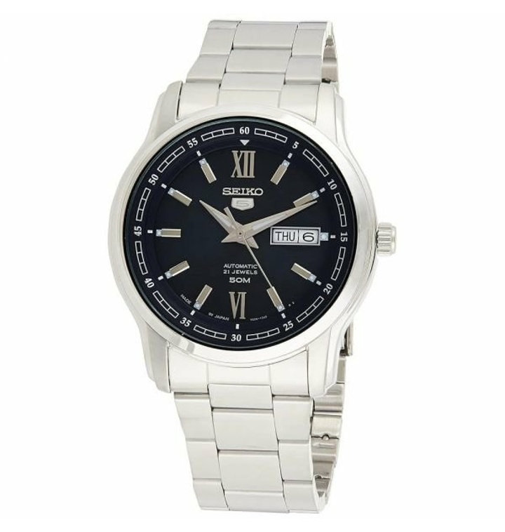 Seiko 세이코 5 오토매틱 블루 다이얼 스테인리스 스틸 남성용 시계 SNKP17J1 - 티몬 Seiko 세이코 5 오토매틱 블루 다이얼 스테인리스 스틸 남성용 시계 Snkp17J1 - 티몬