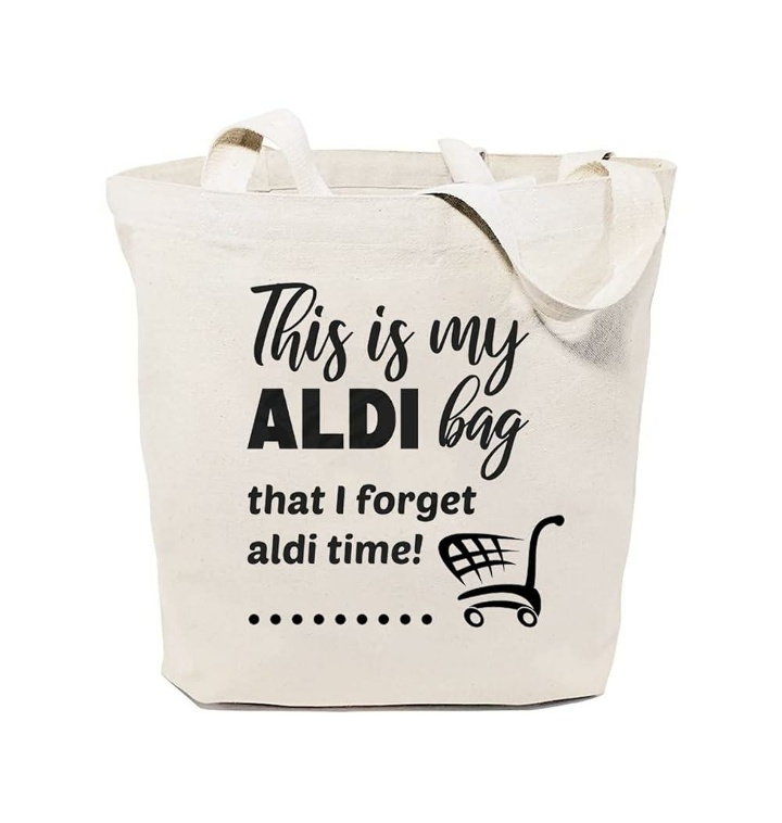 GXVUIS This Is My Aldi Bag That I Forget Time Canvas Tote fo - 티몬