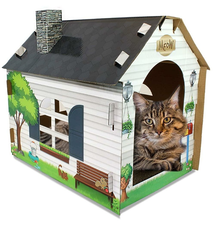 ASPCA Cat House & Scratcher 보너스 개박하 포함 - 티몬