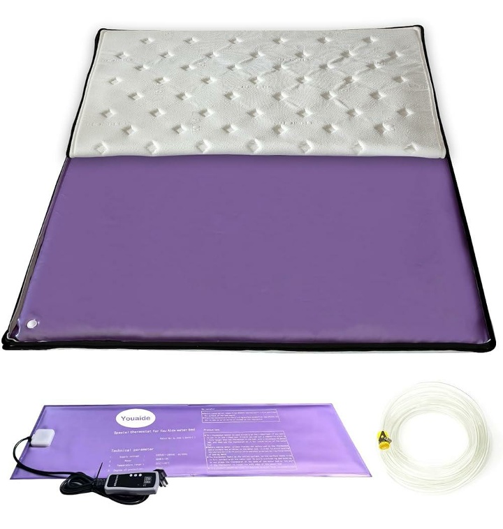 Free Flow Full Water Bed Mattress, PVC Softside Water Bed wi - 티몬